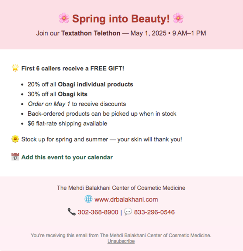 What's New 1 Spring to beauty